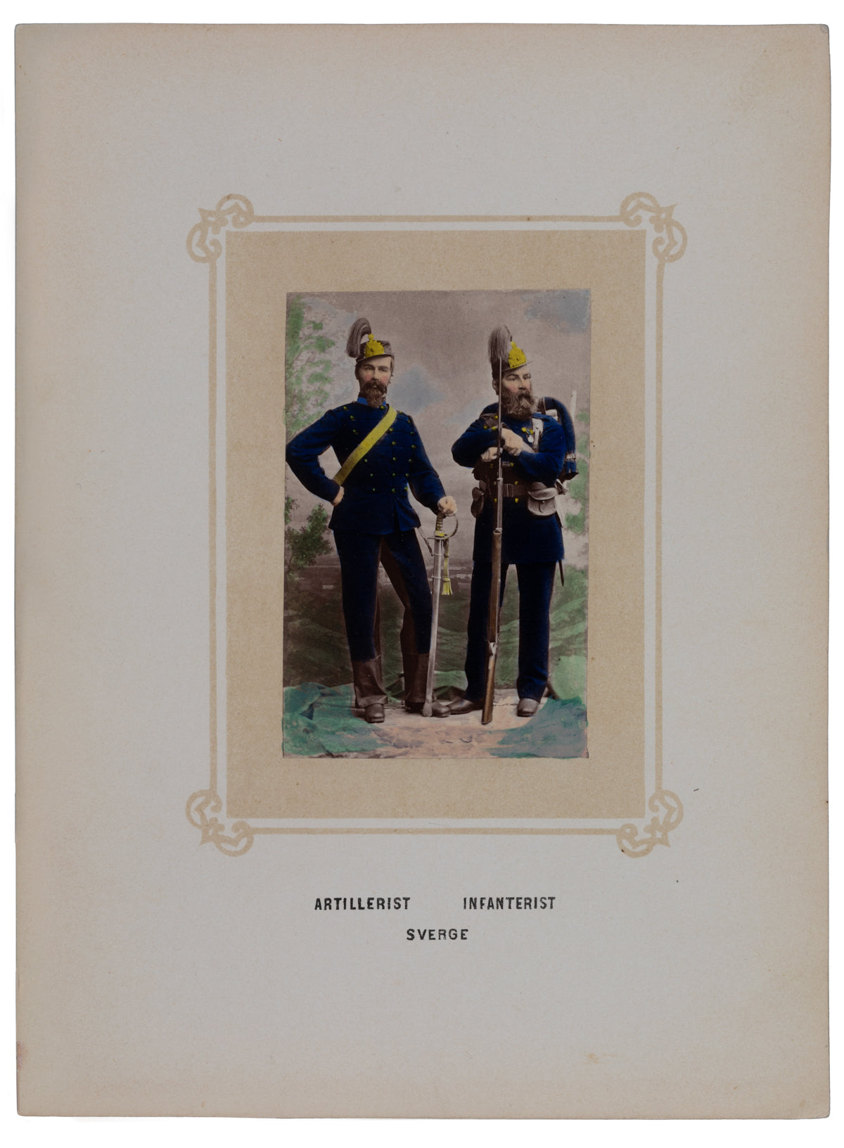 National Costumes, Artillerist, Infanterist, Sweden