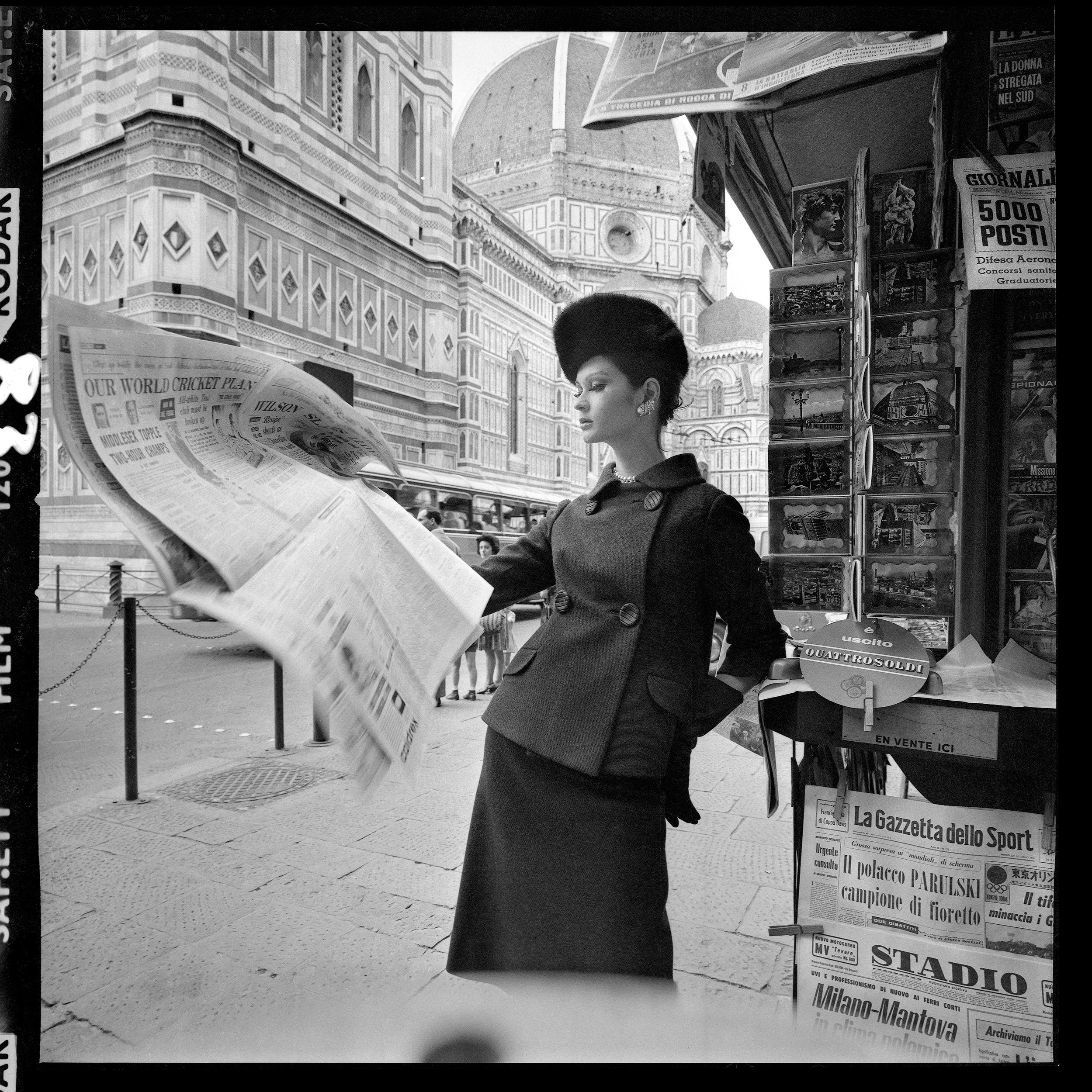 Vouge News Stand Florence 1961