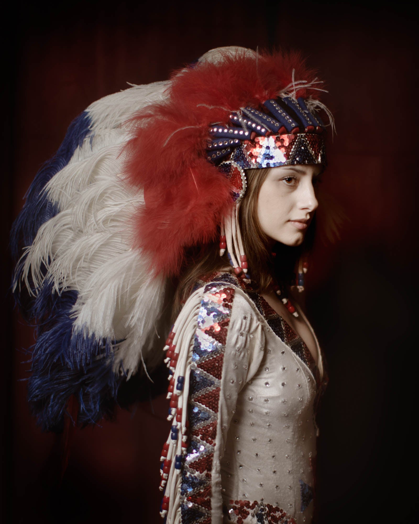 Circus Princess dressed in Indian Costume