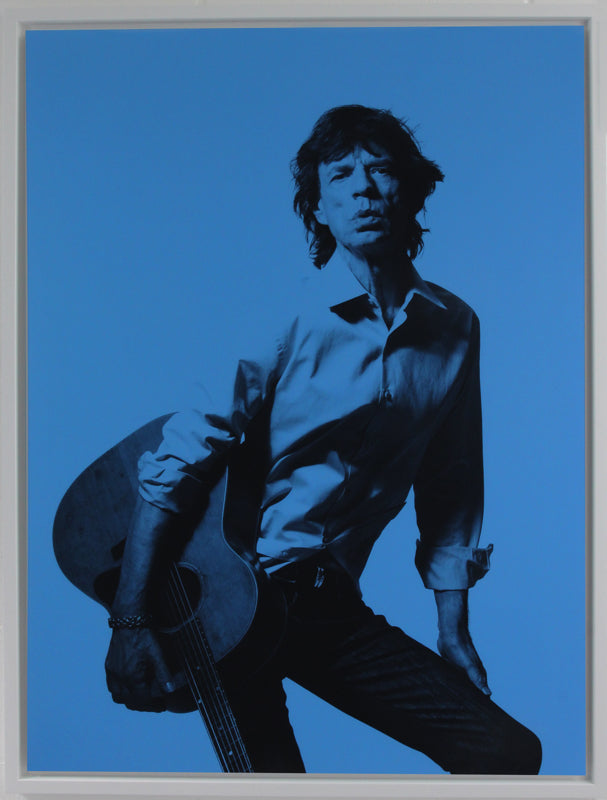 Mick Jagger, With Guitar New York, 2008