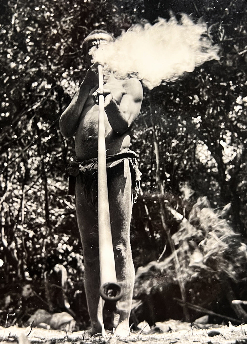Pygmies in the jungle outside Stanleyville (now Kisangani), then Belgian Congo in 1948