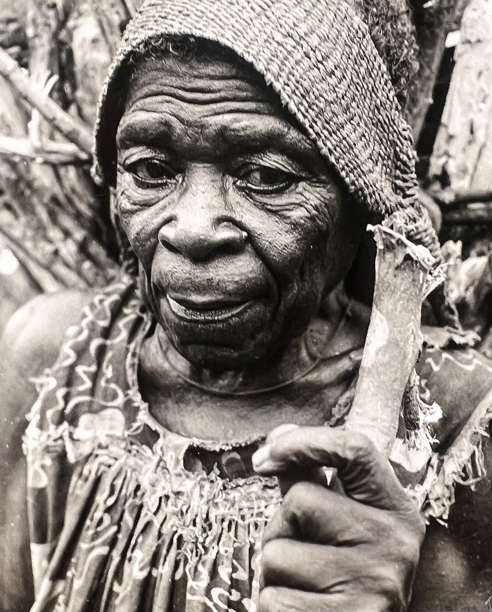 Pygmies in the jungle outside Stanleyville (now Kisangani), then Belgian Congo in 1948