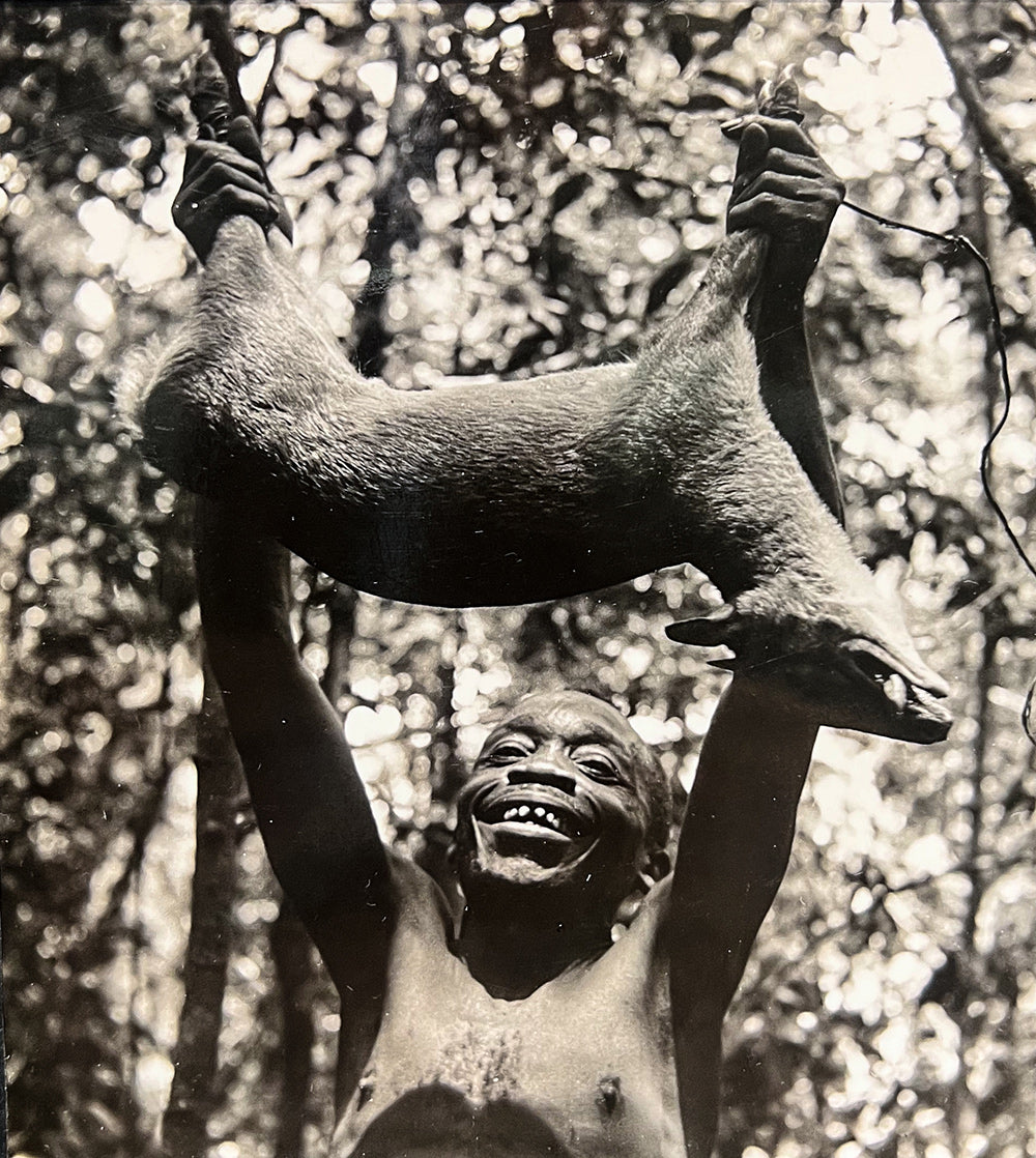 Pygmies in the jungle outside Stanleyville (now Kisangani), then Belgian Congo in 1948