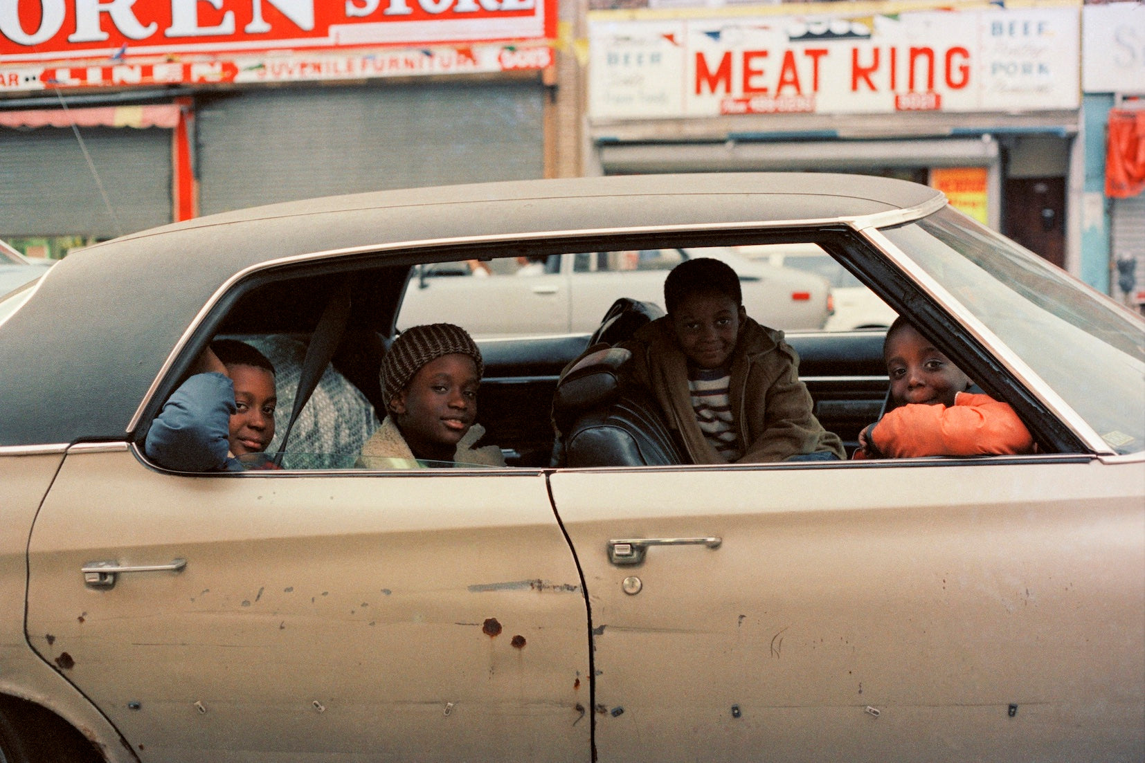 Joy riding Flatbush, Brooklyn, NYC 1981