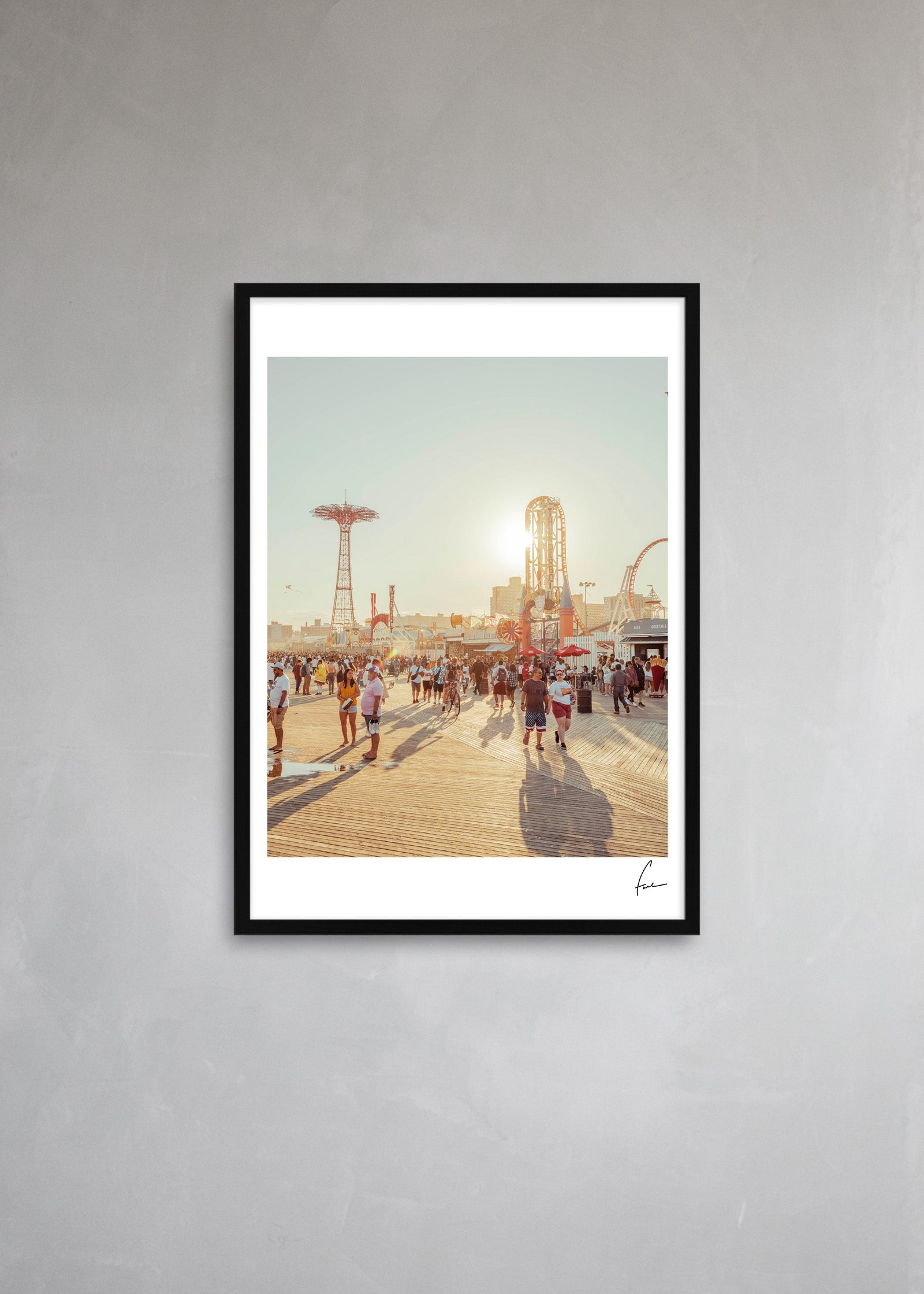 A late sunday at Coney Island