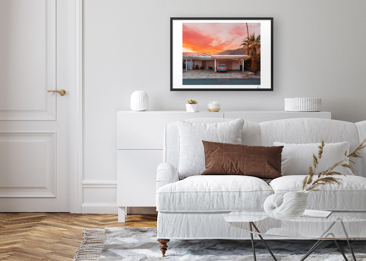 Palm Springs fire sky