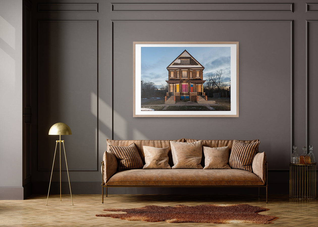 Untitled #5 “Detroit, portrait of houses”