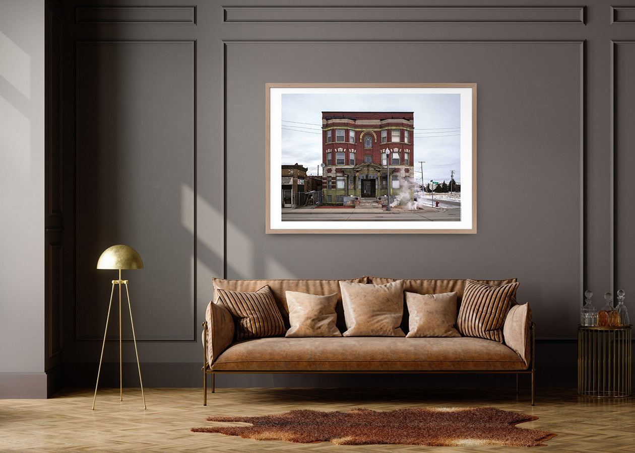 Untitled #9 “Detroit, portrait of houses” Premium Print