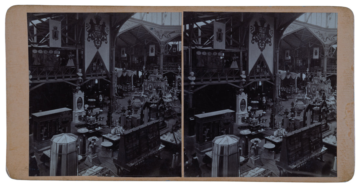 Stereofoto, Utställning 1866, Stockholm