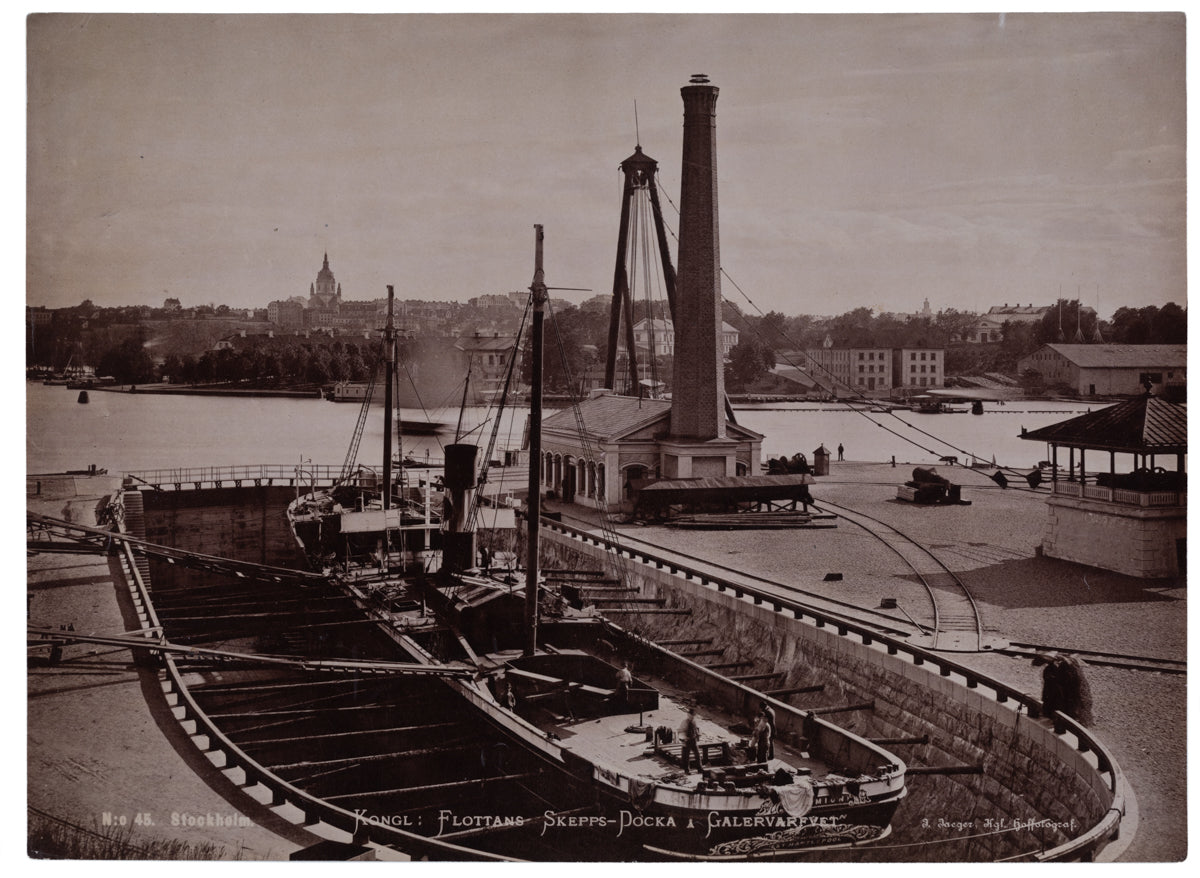 Kongl. Flottans Skeppsdocka å Galervarfvet, Stockholm, no 45