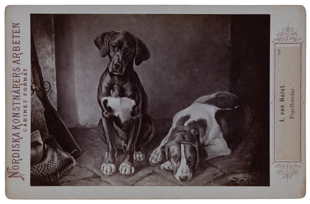 Fogelhundar, Cabinet fromat, Nationalmuseum, no 100, Stockholm