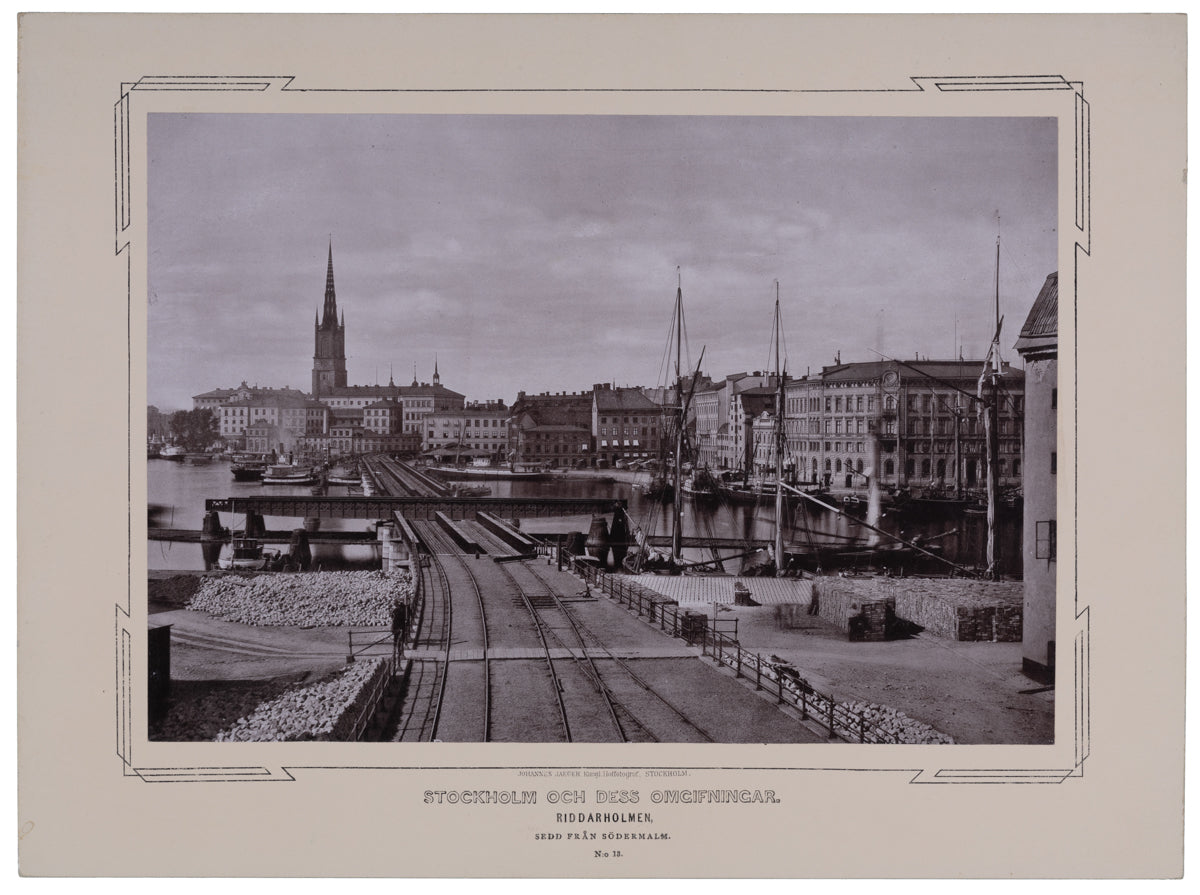 Riddarholmen, vy från Södermalm, Stockholm, no 13