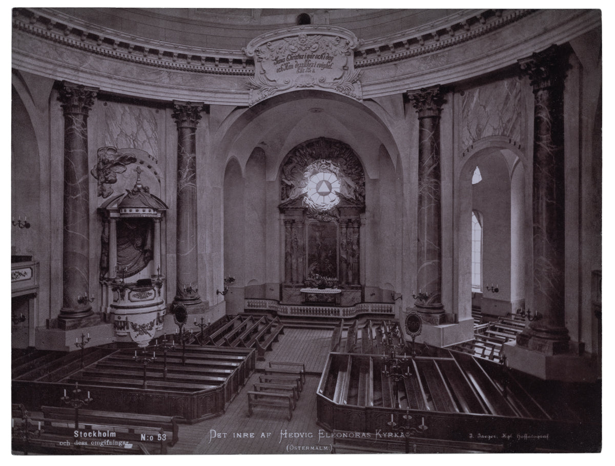 Det inre af Hedvig Eleonoras Kyrka, Stockholm, no 53