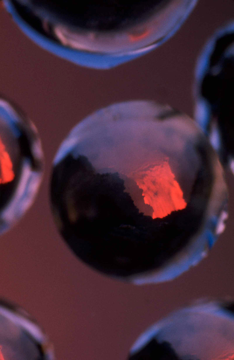 Surtsey seen through a drop of water, 1966 “Nature´s Amazine Lenses”