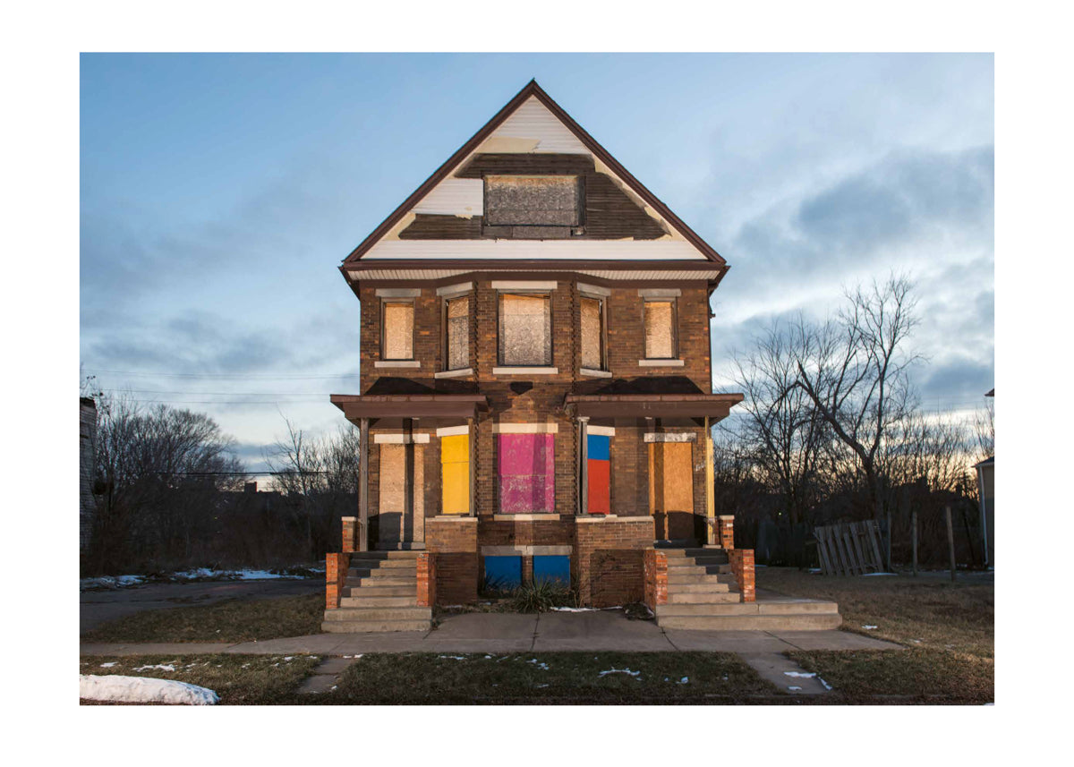 Untitled #5 “Detroit, portrait of houses”