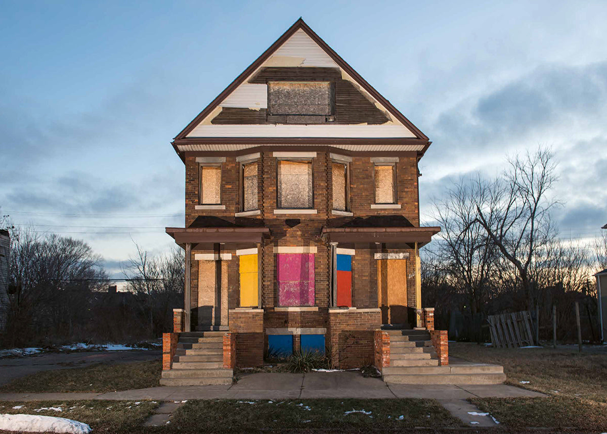 Untitled #5 “Detroit, portrait of houses”