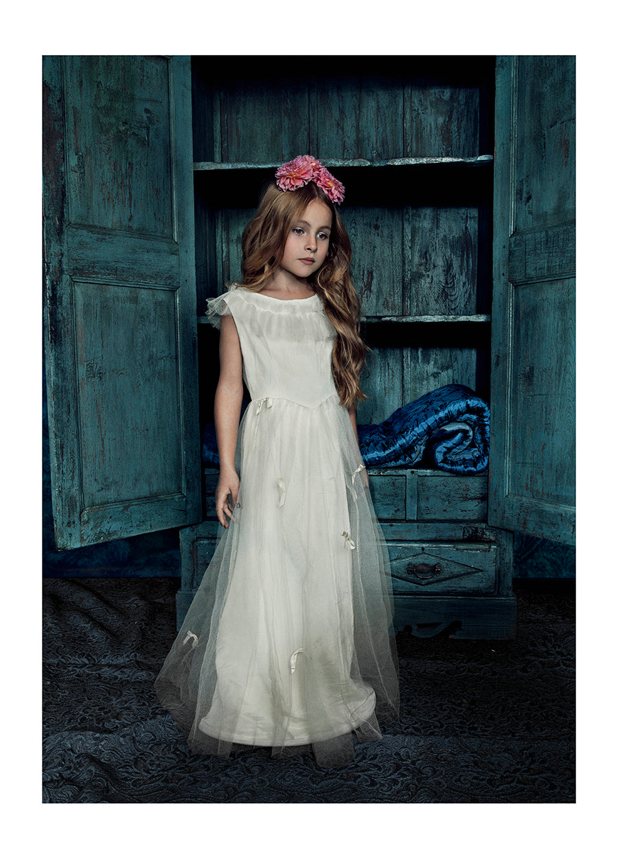 Fairytale - Flowergirl in White Dress