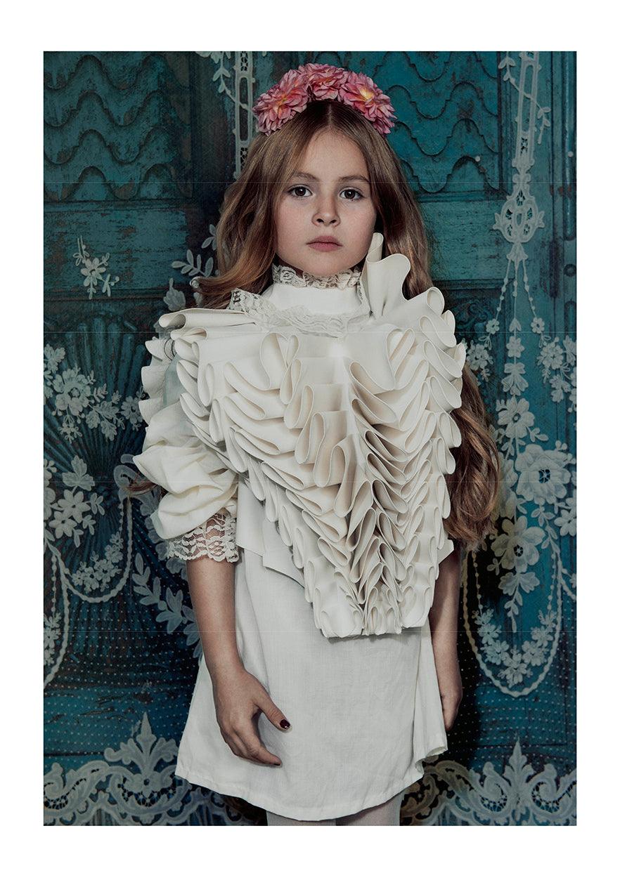 Fairytale - Portrait Flowergirl in White