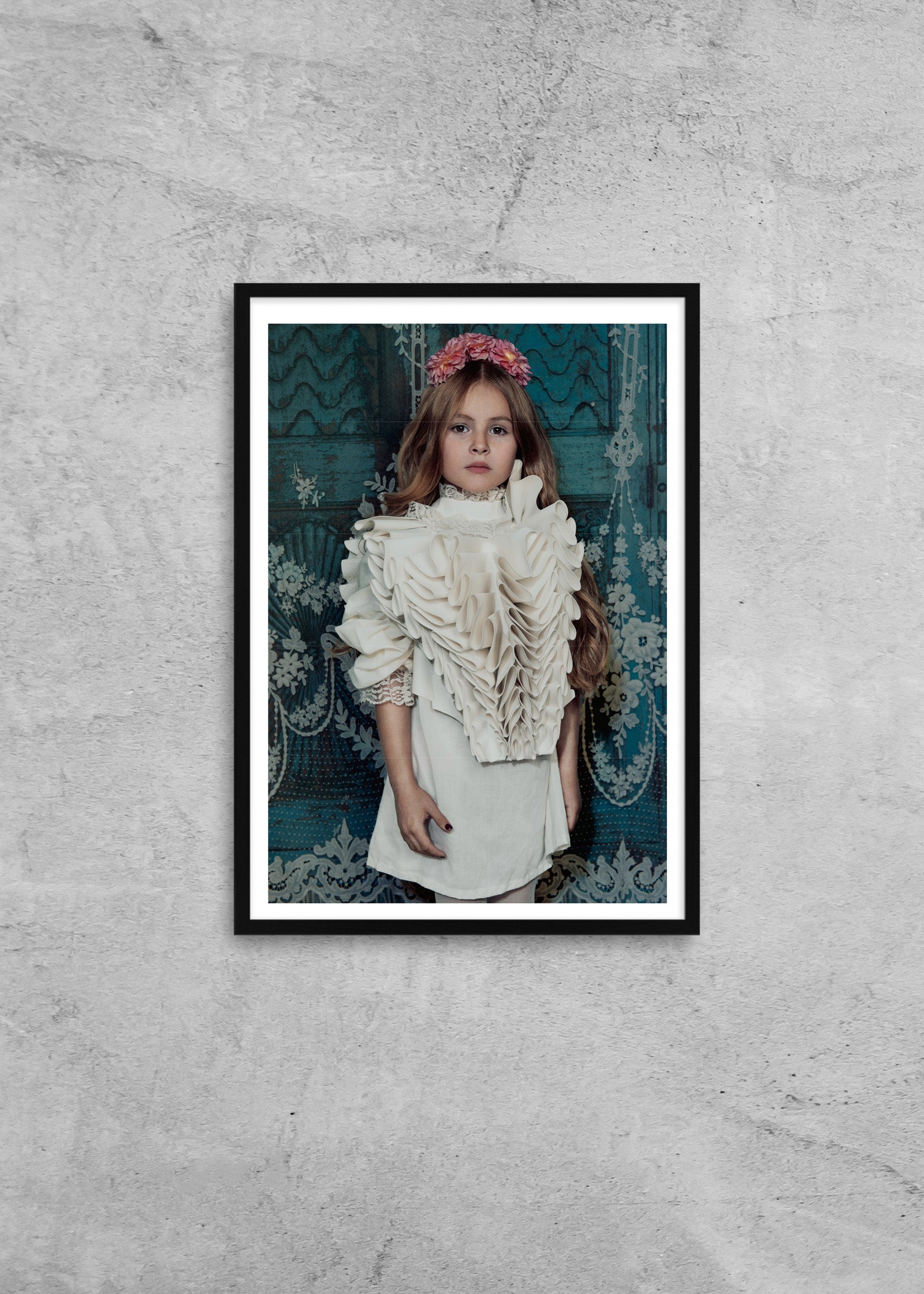 Fairytale - Portrait Flowergirl in White