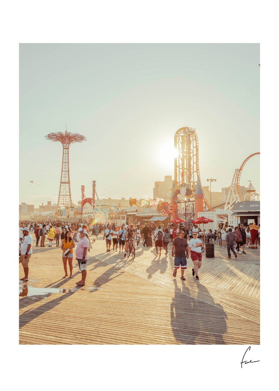 A late sunday at Coney Island