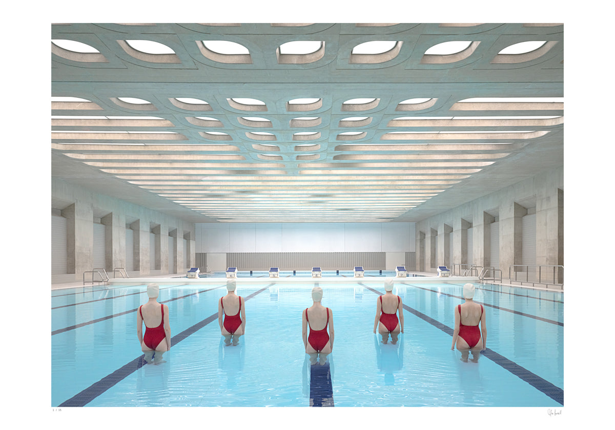 Synchronised swim Team at the LAC