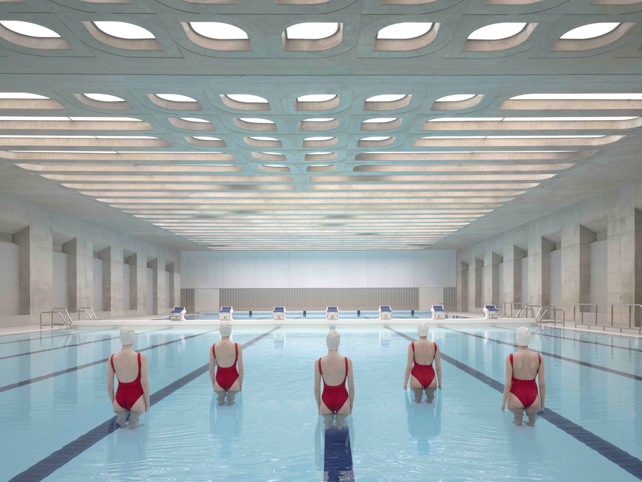 Synchronised swim Team at the LAC