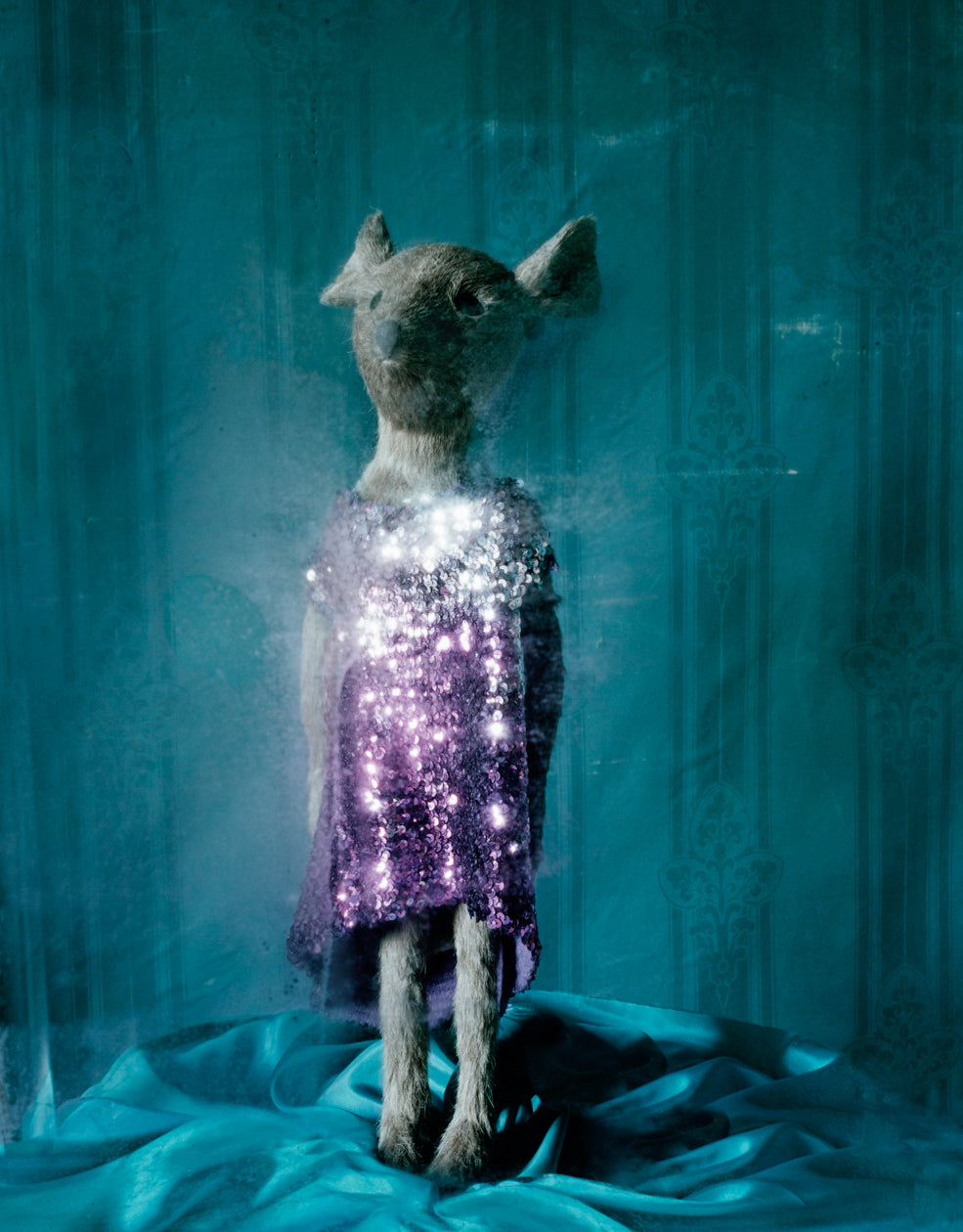 Purple Sequin Dress, 2016